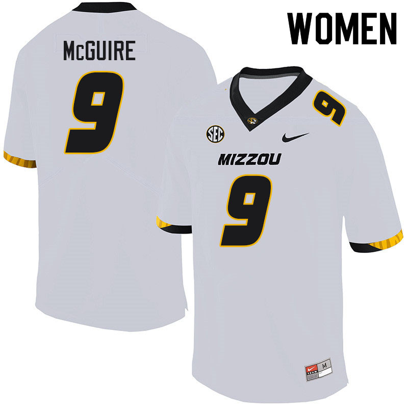 Women #9 Isaiah McGuire Missouri Tigers College Football Jerseys Sale-White